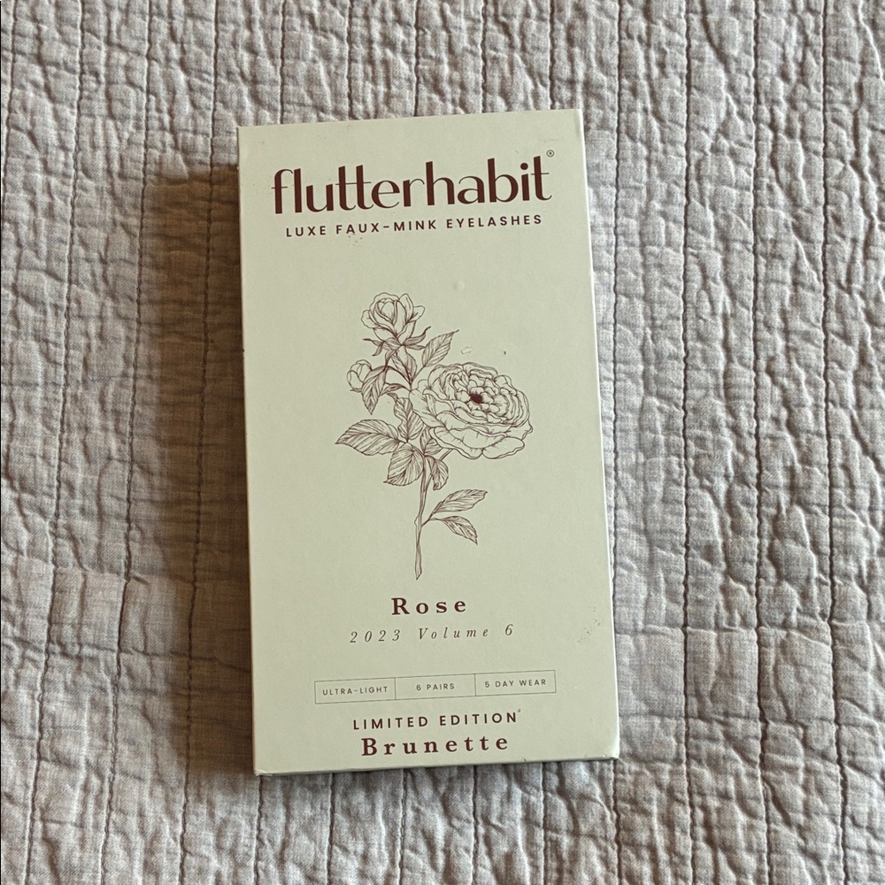 flutterhabit Rose Luxe Faux-Mink Lashes — Brunette